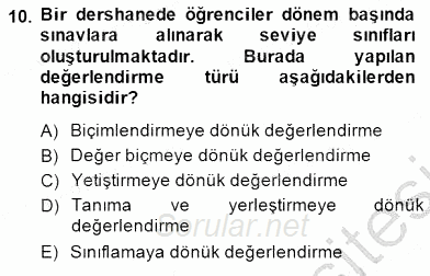 Okulöncesinde Öğretim Teknolojileri Ve Materyal Tasarımı 2013 - 2014 Dönem Sonu Sınavı 10.Soru