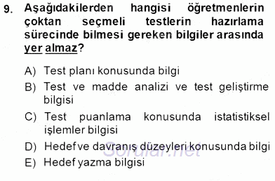 Okulöncesinde Öğretim Teknolojileri Ve Materyal Tasarımı 2013 - 2014 Dönem Sonu Sınavı 9.Soru