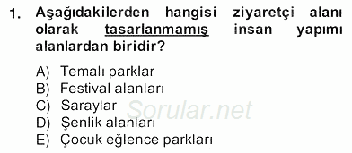 Eğlence Pazarlaması 2013 - 2014 Ara Sınavı 1.Soru