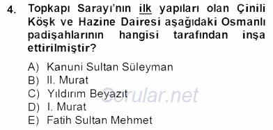 Mimarlik Tarihi 2014 - 2015 Dönem Sonu Sınavı 4.Soru