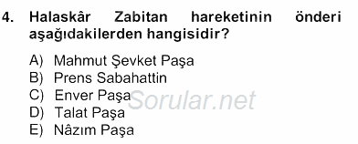 II. Meşrutiyet Dönemi Türk Edebiyatı 2013 - 2014 Ara Sınavı 4.Soru