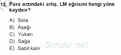 Maliye Politikası 1 2014 - 2015 Ara Sınavı 13.Soru