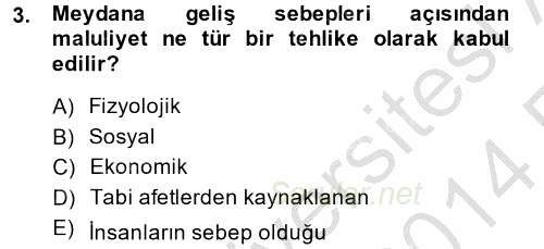 Sosyal Politika 2 2013 - 2014 Ara Sınavı 3.Soru