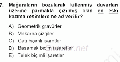 Akdeniz Uygarlıkları Sanatı 2013 - 2014 Ara Sınavı 7.Soru