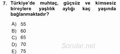 Bakım Elemanı Yetiştirme Ve Geliştirme 3 2017 - 2018 3 Ders Sınavı 7.Soru