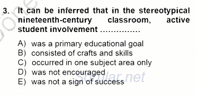 İleri Okuma Ve Yazma Becerileri 1 2012 - 2013 Dönem Sonu Sınavı 3.Soru