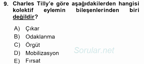 Yeni Teknolojiler ve Çalışma Hayatı 2015 - 2016 Dönem Sonu Sınavı 9.Soru