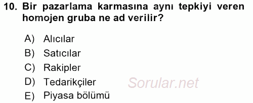 İş Planı 2016 - 2017 Ara Sınavı 10.Soru