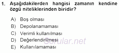 Turizm Coğrafyası 2015 - 2016 Ara Sınavı 1.Soru