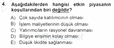 Yatırımcı İlişkileri Yönetimi 2012 - 2013 Dönem Sonu Sınavı 4.Soru