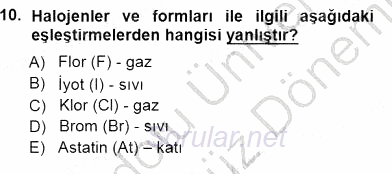 Enerji Tasarrufu 2012 - 2013 Dönem Sonu Sınavı 10.Soru