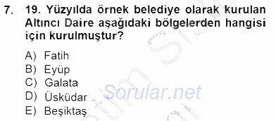 Mimarlik Tarihi 2014 - 2015 Ara Sınavı 7.Soru