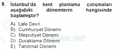 Mimarlik Tarihi 2014 - 2015 Ara Sınavı 9.Soru