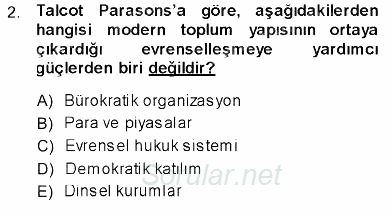 Aile Ekonomisi 2013 - 2014 Ara Sınavı 2.Soru