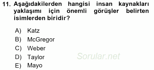 İletişim Bilgisi 2016 - 2017 Dönem Sonu Sınavı 11.Soru