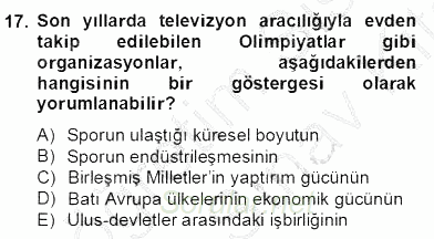 Siyaset Felsefesi 2 2012 - 2013 Dönem Sonu Sınavı 17.Soru