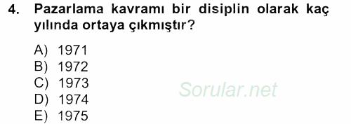 Tüketim Bilinci ve Bilinçli Tüketici 2012 - 2013 Dönem Sonu Sınavı 4.Soru