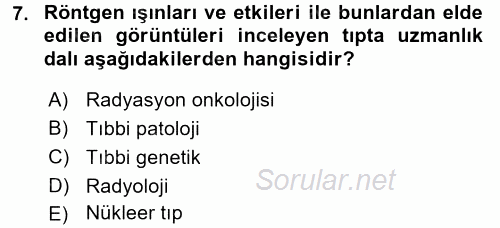 Sağlık Kurumları Yönetimi 2 2017 - 2018 Ara Sınavı 7.Soru