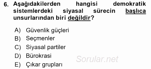 Kamu Ekonomisi 2 2017 - 2018 Ara Sınavı 6.Soru