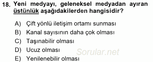 Hareketli Görüntünün Tarihi 2015 - 2016 Dönem Sonu Sınavı 18.Soru Hareketli Görüntünün Tarihi 2015 - 2016 Dönem Sonu Sınavı 18.Soru