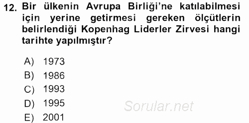 Kamu Özel Kesim Yapısı Ve İlişkileri 2016 - 2017 3 Ders Sınavı 12.Soru