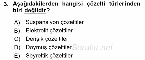 Okulöncesinde Fen Eğitimi 2017 - 2018 Dönem Sonu Sınavı 3.Soru