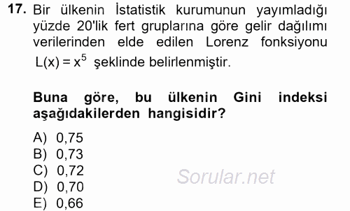 Matematik 2 2012 - 2013 Ara Sınavı 17.Soru