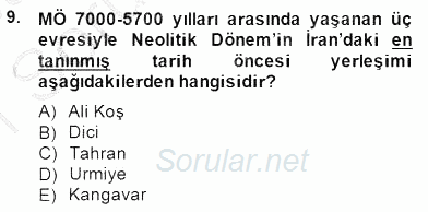 Sanat Tarihi 2014 - 2015 Ara Sınavı 9.Soru