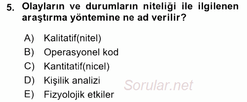 Diş Politika Analizi 2017 - 2018 Ara Sınavı 5.Soru