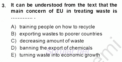 İleri Okuma Ve Yazma Becerileri 2 2014 - 2015 Ara Sınavı 3.Soru