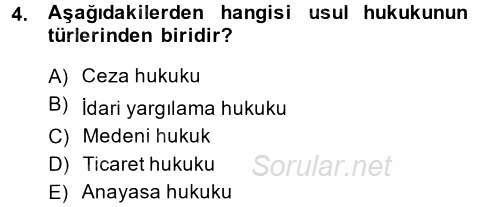 Vergi Usul Hukuku 2013 - 2014 Ara Sınavı 4.Soru