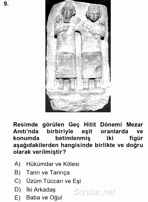 Toplumsal Cinsiyet Çalışmaları 2017 - 2018 Dönem Sonu Sınavı 9.Soru