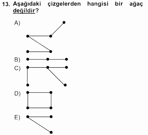 Matematik 2 2017 - 2018 3 Ders Sınavı 13.Soru