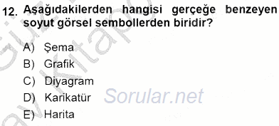 Okulöncesinde Öğretim Teknolojileri Ve Materyal Tasarımı 2014 - 2015 Ara Sınavı 12.Soru