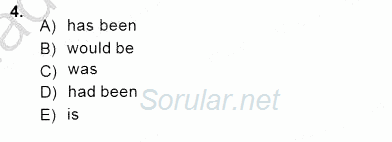 Bağlamsal Dilbilgisi 3 2014 - 2015 Ara Sınavı 4.Soru