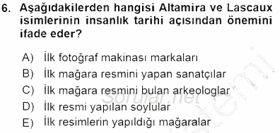 Fotoğraf Tarihi 2015 - 2016 Dönem Sonu Sınavı 6.Soru