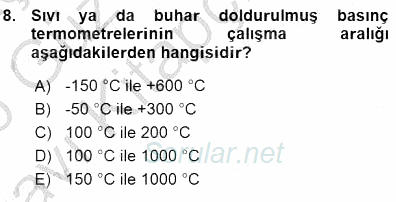 Enerji Analizi 2015 - 2016 Ara Sınavı 8.Soru