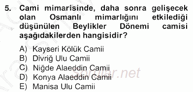 Mimarlik Tarihi 2012 - 2013 Ara Sınavı 5.Soru