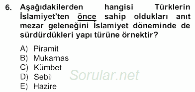 Mimarlik Tarihi 2012 - 2013 Ara Sınavı 6.Soru