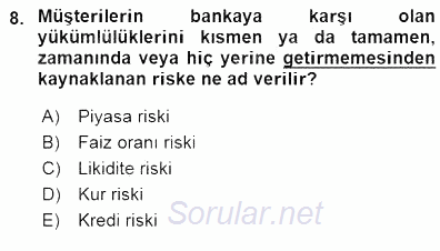 Belge Yönetimi ve Ofis Uygulamaları 2015 - 2016 Dönem Sonu Sınavı 8.Soru