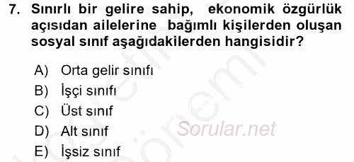 Sağlık Hizmetleri Pazarlaması 2016 - 2017 Ara Sınavı 7.Soru