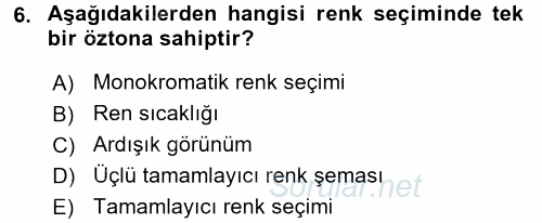 Bilgisayar Destekli Temel Tasarım 2016 - 2017 Dönem Sonu Sınavı 6.Soru