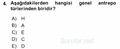 İthalat ve İhracat İşlemleri 2015 - 2016 Dönem Sonu Sınavı 4.Soru