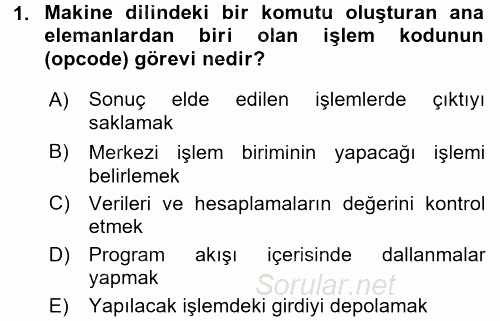 Bilgisayar Ve Programlamaya Giriş 2016 - 2017 Dönem Sonu Sınavı 1.Soru