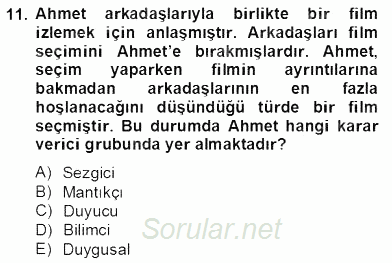 Marka İletişiminde Analiz ve Araştırma 2 2012 - 2013 Dönem Sonu Sınavı 11.Soru