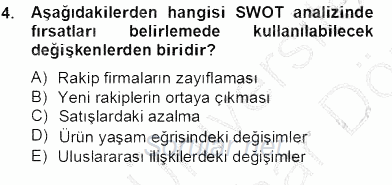 Marka İletişiminde Analiz ve Araştırma 2 2012 - 2013 Dönem Sonu Sınavı 4.Soru