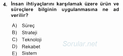 Çağrı Merkezi Yönetimi 2 2015 - 2016 Ara Sınavı 4.Soru