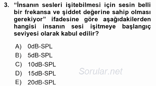 Videonun Kullanım Alanları 2015 - 2016 Tek Ders Sınavı 3.Soru