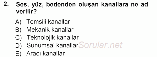 Perakendecilikte Müşteri İlişkileri Yönetimi 2014 - 2015 Dönem Sonu Sınavı 2.Soru