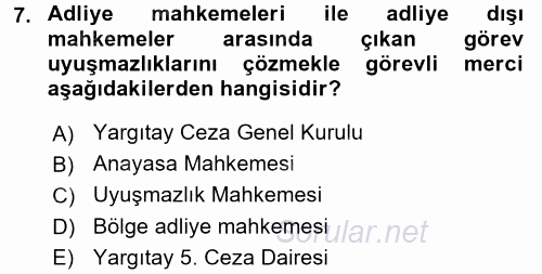 Ceza Muhakemesi Hukuku 2017 - 2018 Ara Sınavı 7.Soru